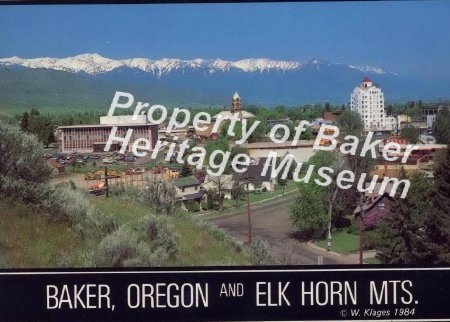 Baker City & Elkhorns (color p