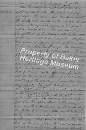 Baker Co. Jail specs 1862  1
