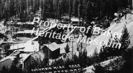 Columbia Mine near Sumpter