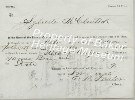 Clintick Subpoena 1865 1