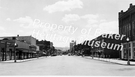 BakerCity Main St. ca. 1950