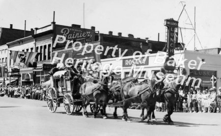 Stage Coach & 4 draft horses