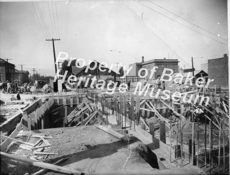 Construction of Hotel Baker 1929-30.