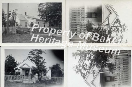 Four stages of house, 1945