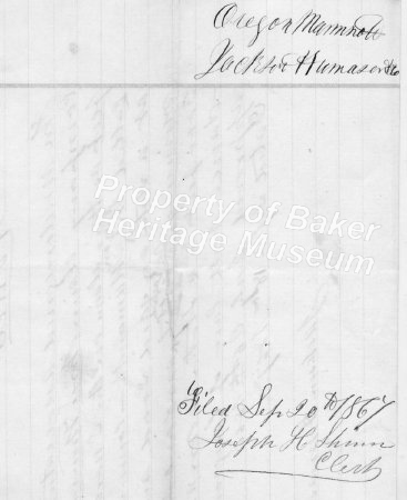 Oregon Mammoth claim 1867 2