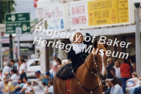 Sidesaddle--girl riding Jubilee parade