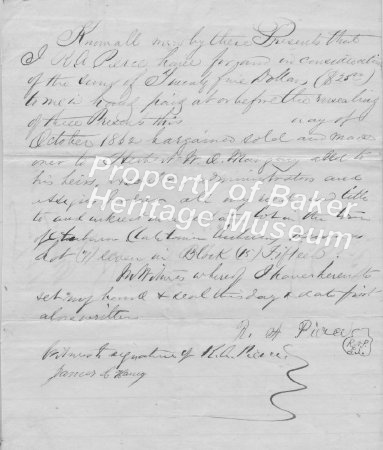 Land Sale Margary 1862 1