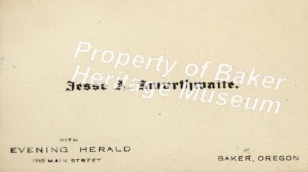 Evening Herald card/Smurthwaite