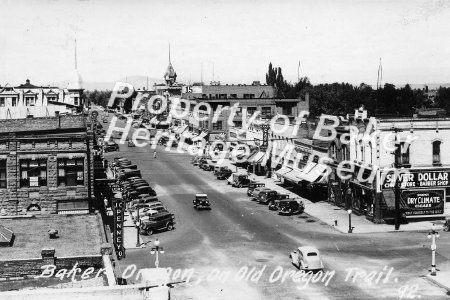 BakerCity Main St. ca. 1940