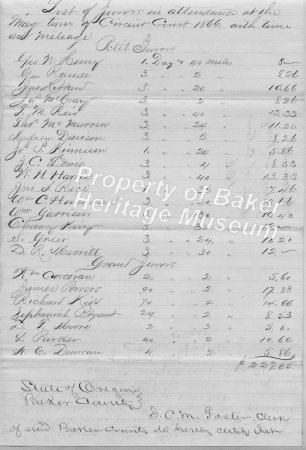 Circuit Court Jury List 1866 1