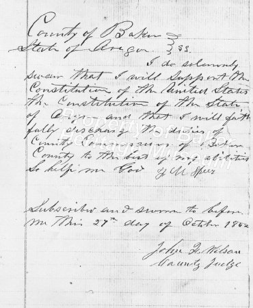 Speer oath as County Comm. 186