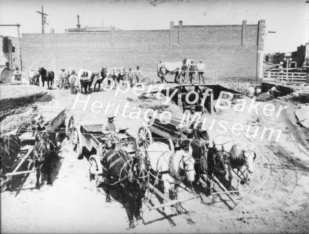 Construction of Hotel Baker 1929-30.