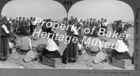 Native Market scene, Ruschuk, Bulgaria