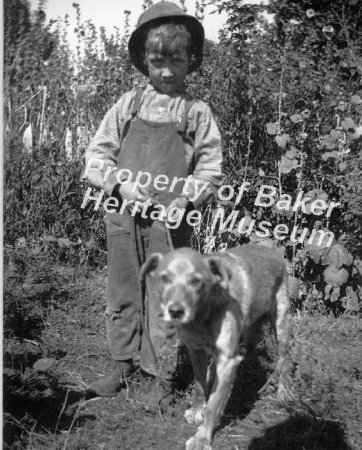 Boy with dog