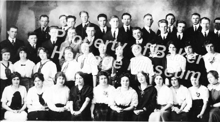 Baker High School Class, 1915