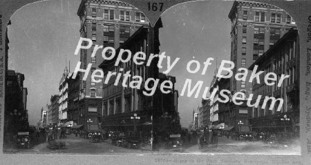 Busy street, Minneapolis, MN, ca. 1920s