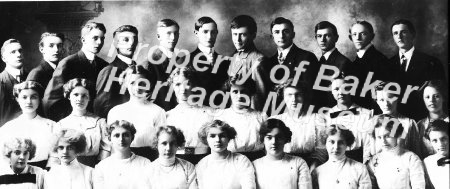 Baker High School Class, 1912