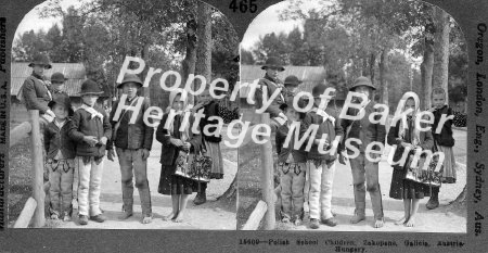 Polish school children, Zako-Pane, Galicia, Austria-Hungary