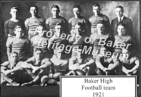 1921 Baker High School Football Team