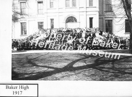 Baker High School, 1917