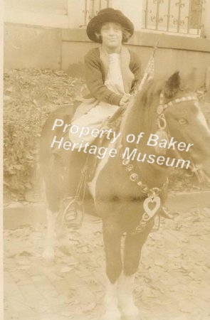 Child on pony