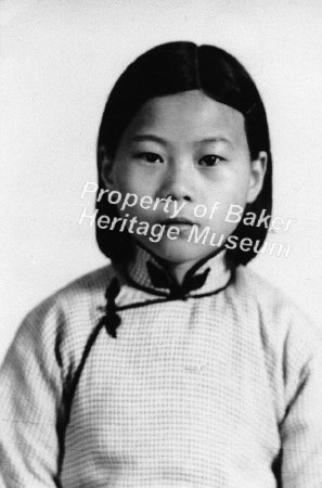 Chinese girl, ca age 8