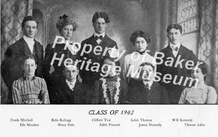 BHS graduation class, 1902