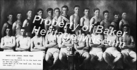 1913 Baker High School Track Team