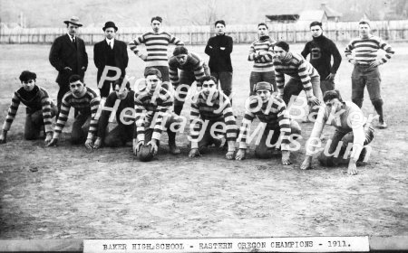 1911 Baker High School Football Team-Eastern Oregon Champions.