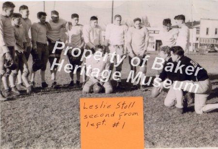 BHS football team approx 1941. Stoll et all