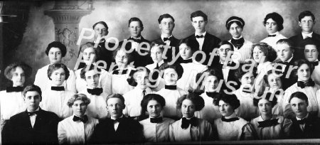 Baker High Scool Class, 1910