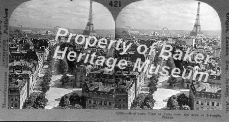 Paris, France, from the Arch Of Triumph