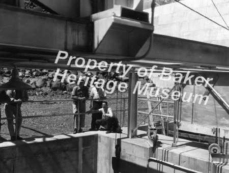 Oxbow Dam construction, Idaho Power Co.  June 4, 1964.  2 photos.