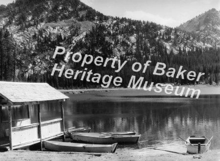 Anthony Lake with boathouse