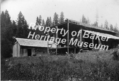 Examples of early Baker County cabins.