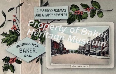 Baker City Postcard