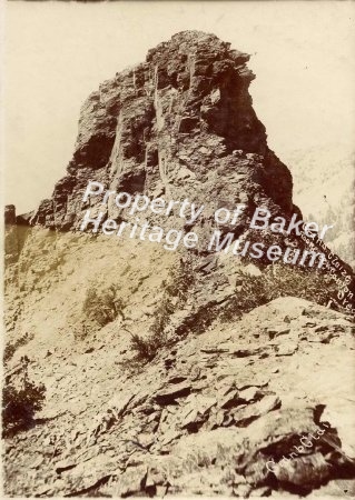 Rock Creek Butte, rock outcrop