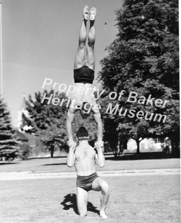 Smith Brothers weight lifters and acrobats