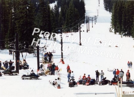 Anthony Lakes, snowmobiling