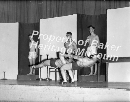 Smith Brothers weight lifters and acrobats