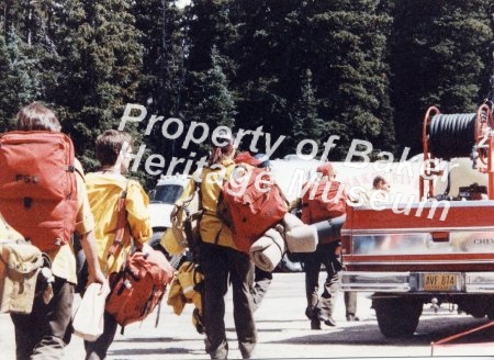Dooley Mountain fire ca.1988