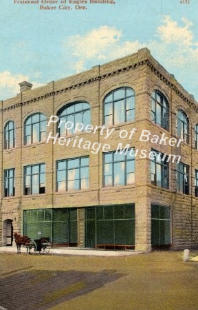 Postcard of Fraternal Order of Eagles building