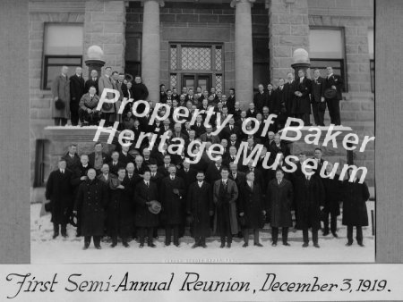 Masons.  1st Semi-Annual Reunion, December 3, 1919