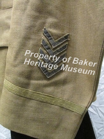 Uniform, Army jacket  service hash patches