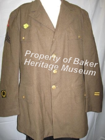 Uniform Army dress jacket, front