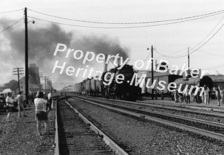 U.P. Steam engine, Baker City depot 4
