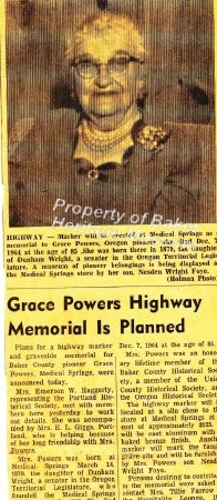 Grace Powers Memorial Highway