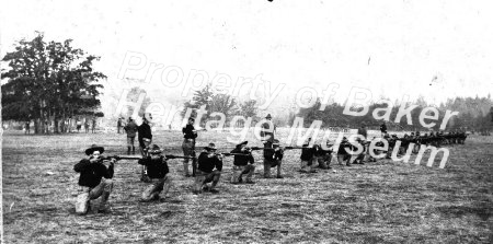 WWI soldiers firing range