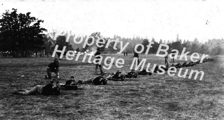 WWI soldiers firing range