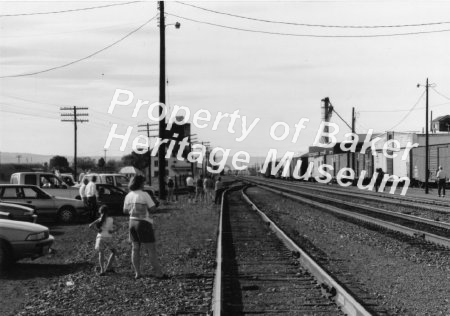 U.P. Steam engine, Baker City depot